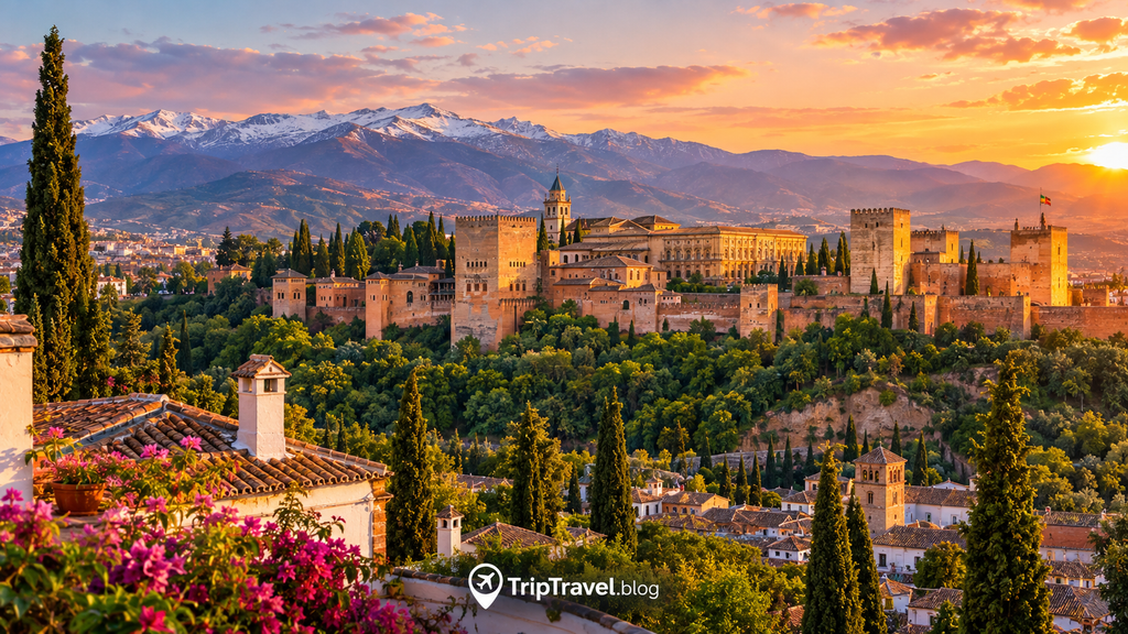 best cities to visit in Spain featuring Granada and the Alhambra
