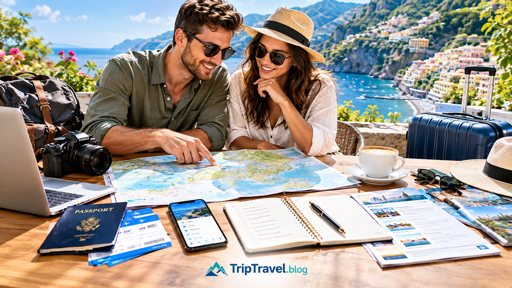 travel itinerary template for organizing vacation plans flights hotels activities and transportation