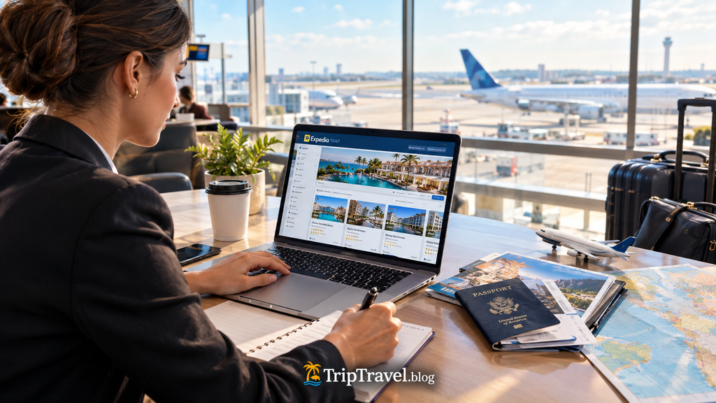 expedia taap travel advisor planning client vacation with TripTravel.blog
