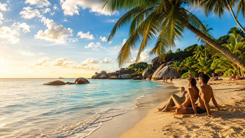 Best beach vacations featuring a stunning tropical beach with clear turquoise water and white sand