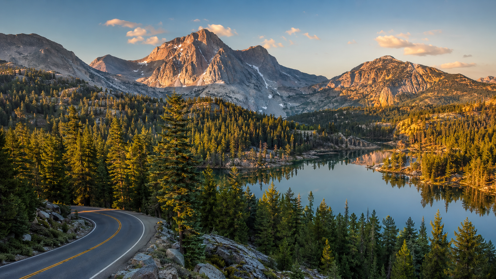 best national parks in usa featuring dramatic mountains, forests, and a scenic alpine lake