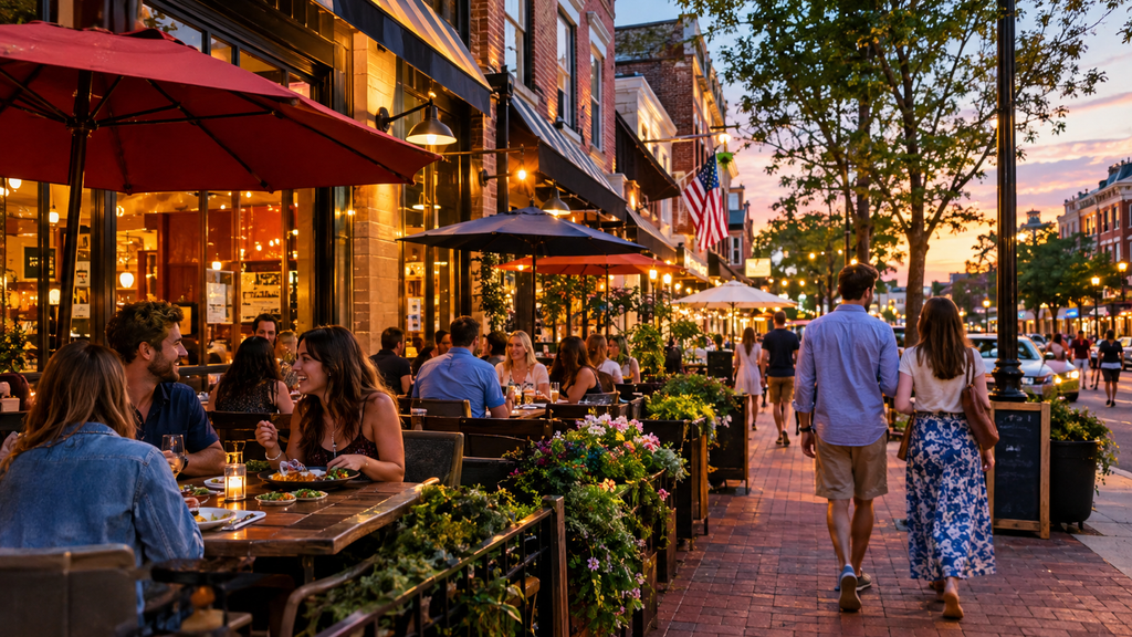 Best places to eat near me featuring travelers discovering popular local restaurants